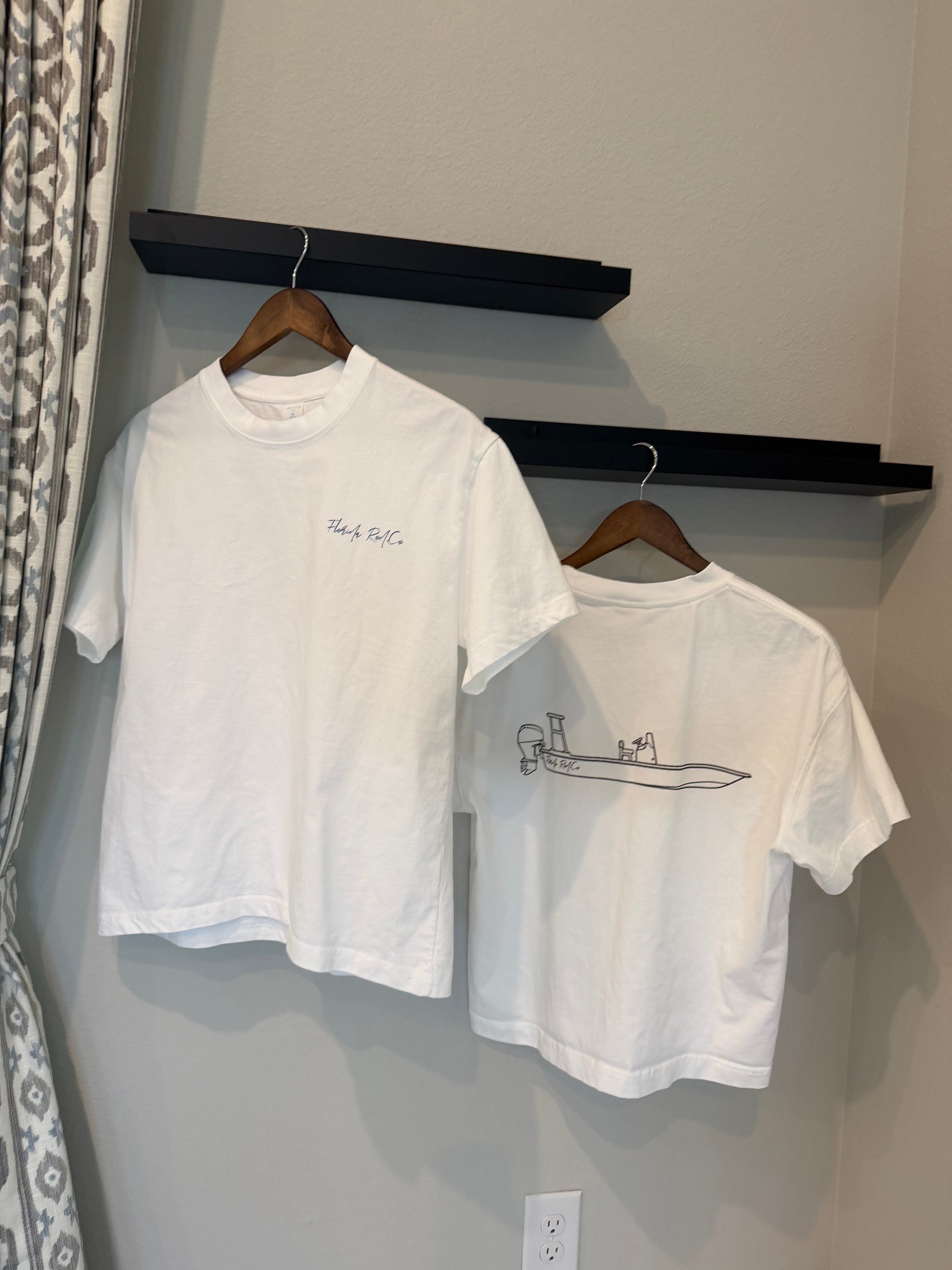 White Skiff Tee